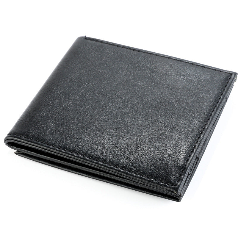 New Fire Wallet Magic Prop (Viral on TikTok) FREE SHIPPING! black leather wallet with a simple design.