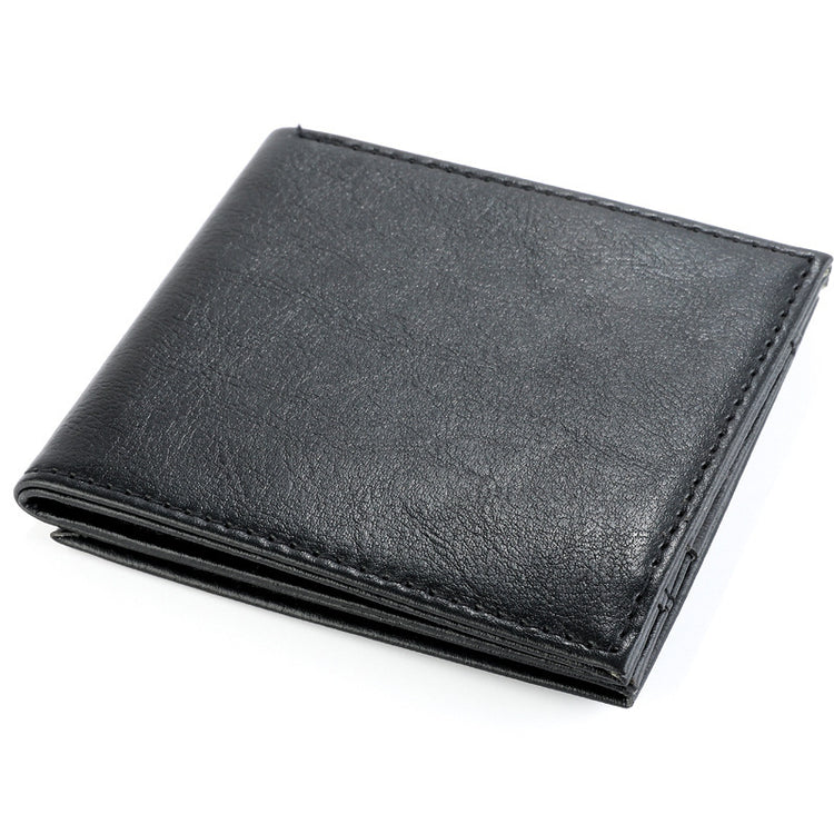 New Fire Wallet Magic Prop (Viral on TikTok) FREE SHIPPING! black leather wallet with a simple design.
